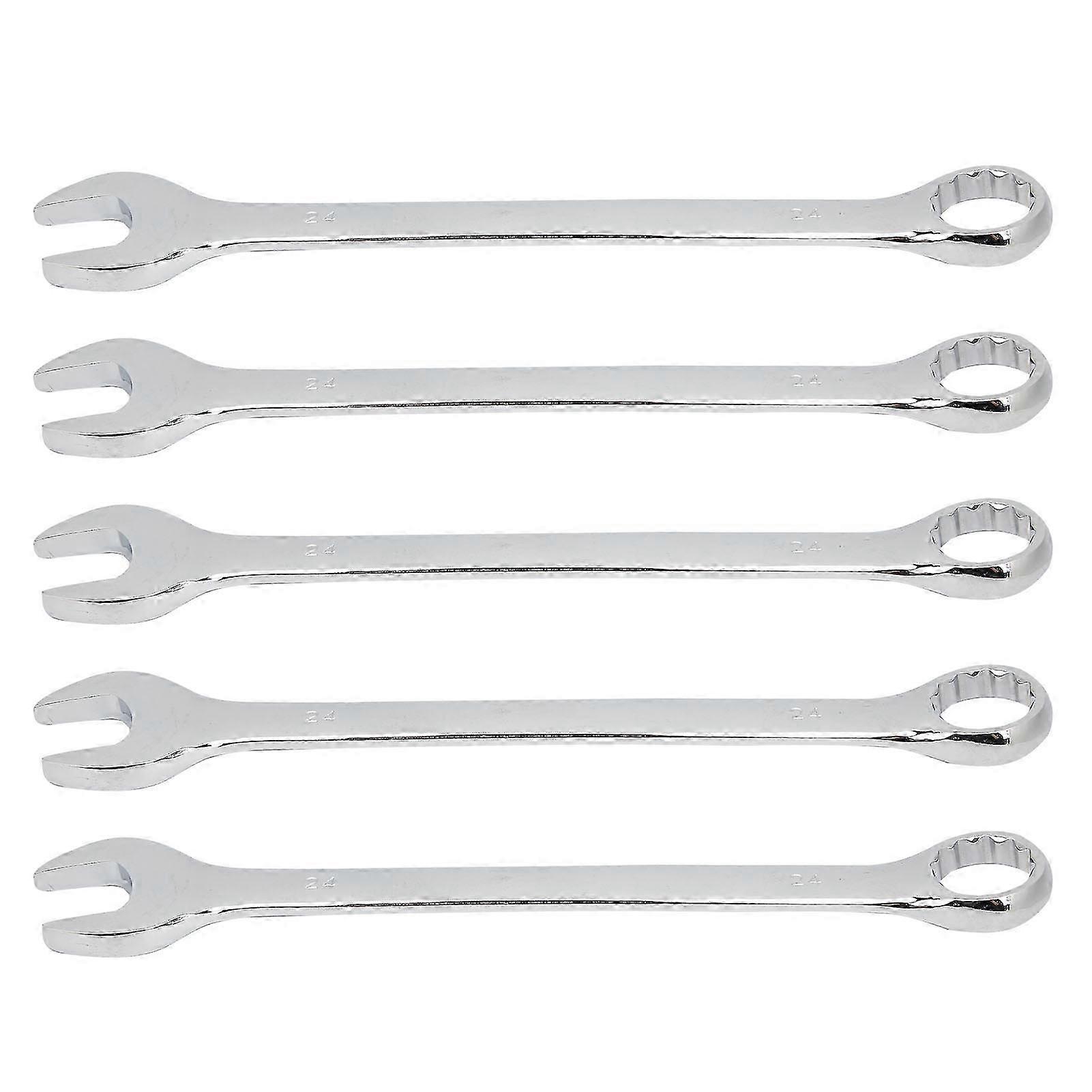 5 Pz Chiave a cricchetto a doppio scopo Open End Pentalobe Chiave Utensili A Mano Set 24mm