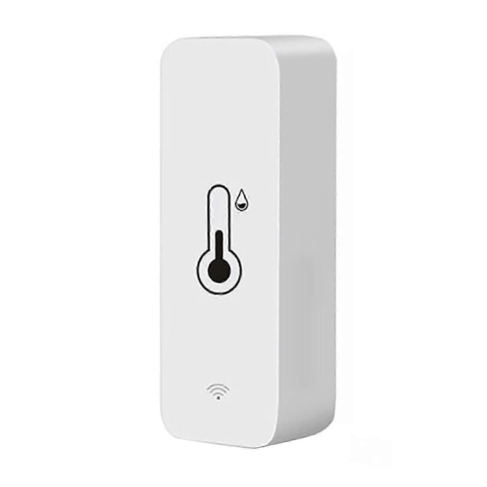 WiFi Thermometer Hygrometer Intelligent Voice Control Data Recording Suitable for Room Greenhouse