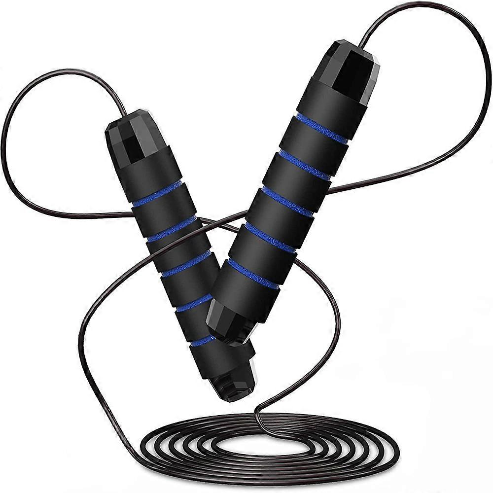 Adjustable Skipping Rope, Rapid Speed Jump Ropes with Ball Bearings for Smooth Operation, Comfortable Foam Handles for Secure Grip, Unique Design for