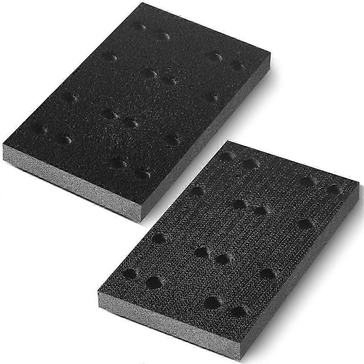 2Pcs Soft Black Foam Sanding Pads Interface Sander Backing Pad Compatible for RS400 LS130 Sander