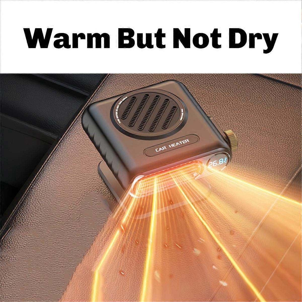 Car Heater Portable Electric Heating Fan Automatic Windshield Dryer,D