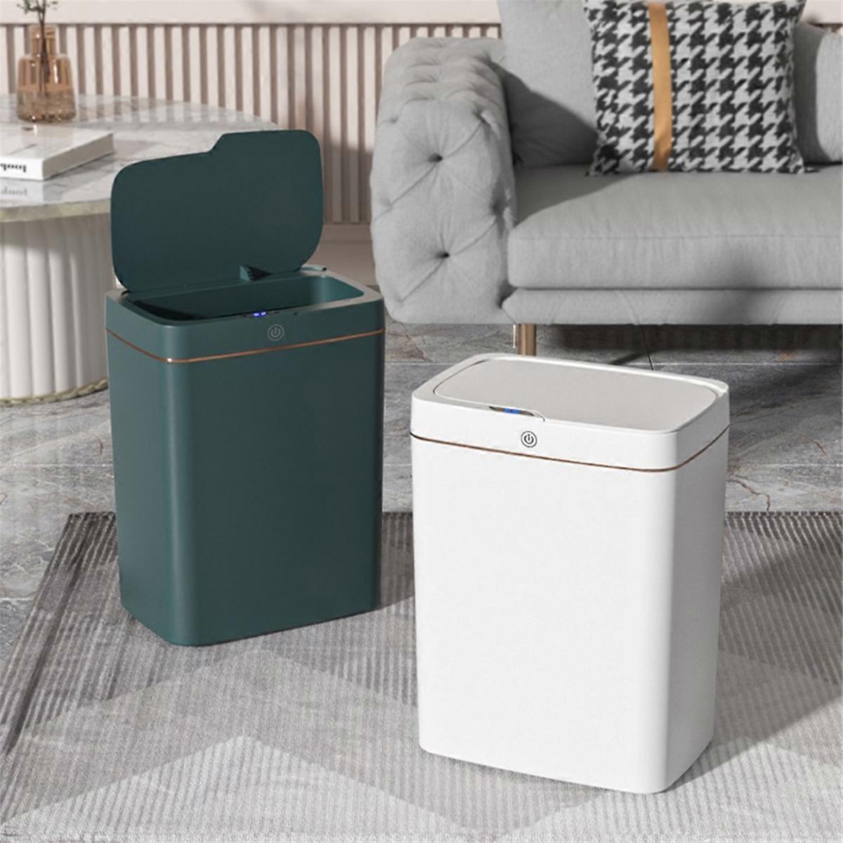 Trash Can Touchless Sensor Trash Can green