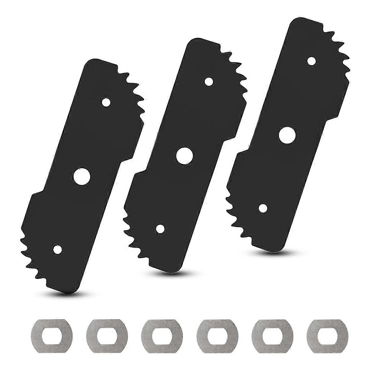 -007 7-1/2in Edge Hog Heavy-Duty Edger for Black & 3PCS