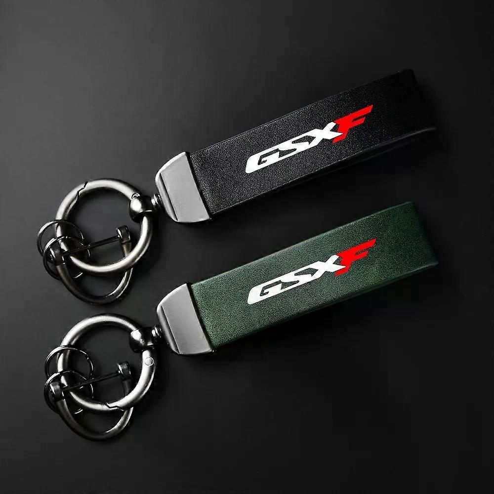 עבור SUZUKI GSXF GSX 750 F 750F GSX750F אביזרים עור בדרגה גבוהה אופנוע מחזיק מפתחות מחזיק מפתחות