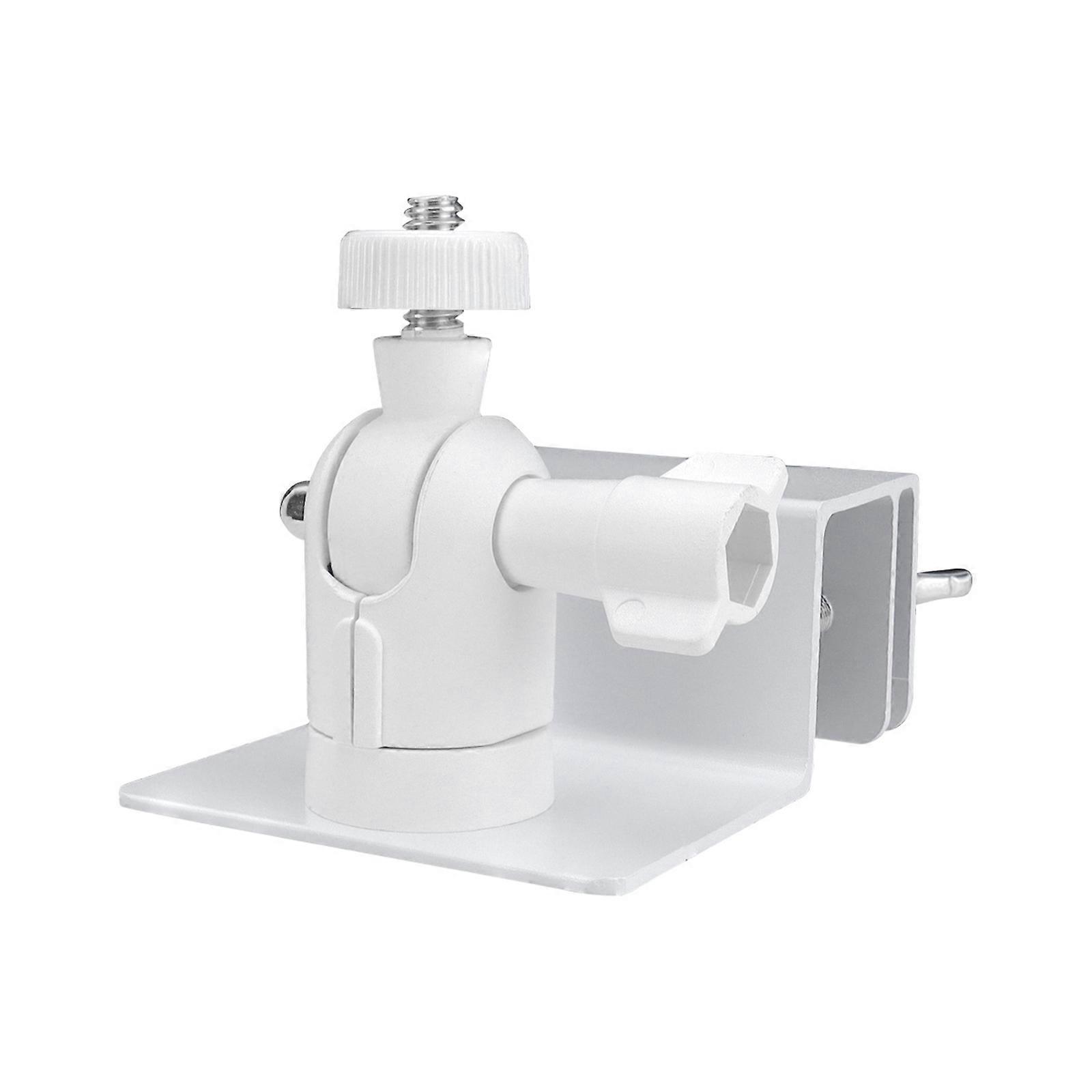 Sturdy Aluminum Alloy Gutter Camera Mount Holders With Comprehensive Protective Against Weatherproof Daily Casual Use White