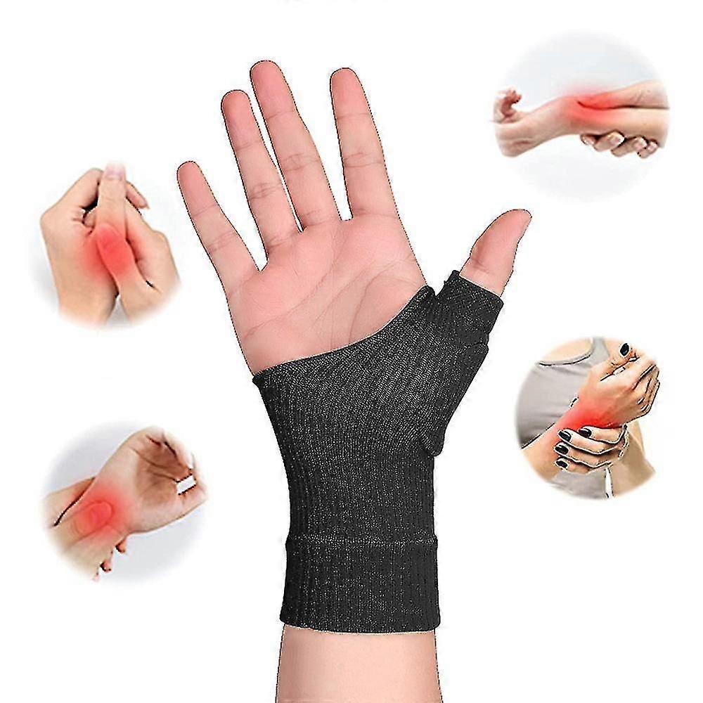 Compression Therapy Gloves Gel Filled Thumb Hand Wrist Support Arthritis Compression Gloves