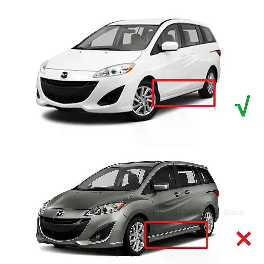 Compatible ABS Mud Flaps For Mazda2 Mazda 2 2th Gen 2008 - 2013 DE DH Hatch Sedan Car Accessories Mudguards Front Rear Splash Guards Fender