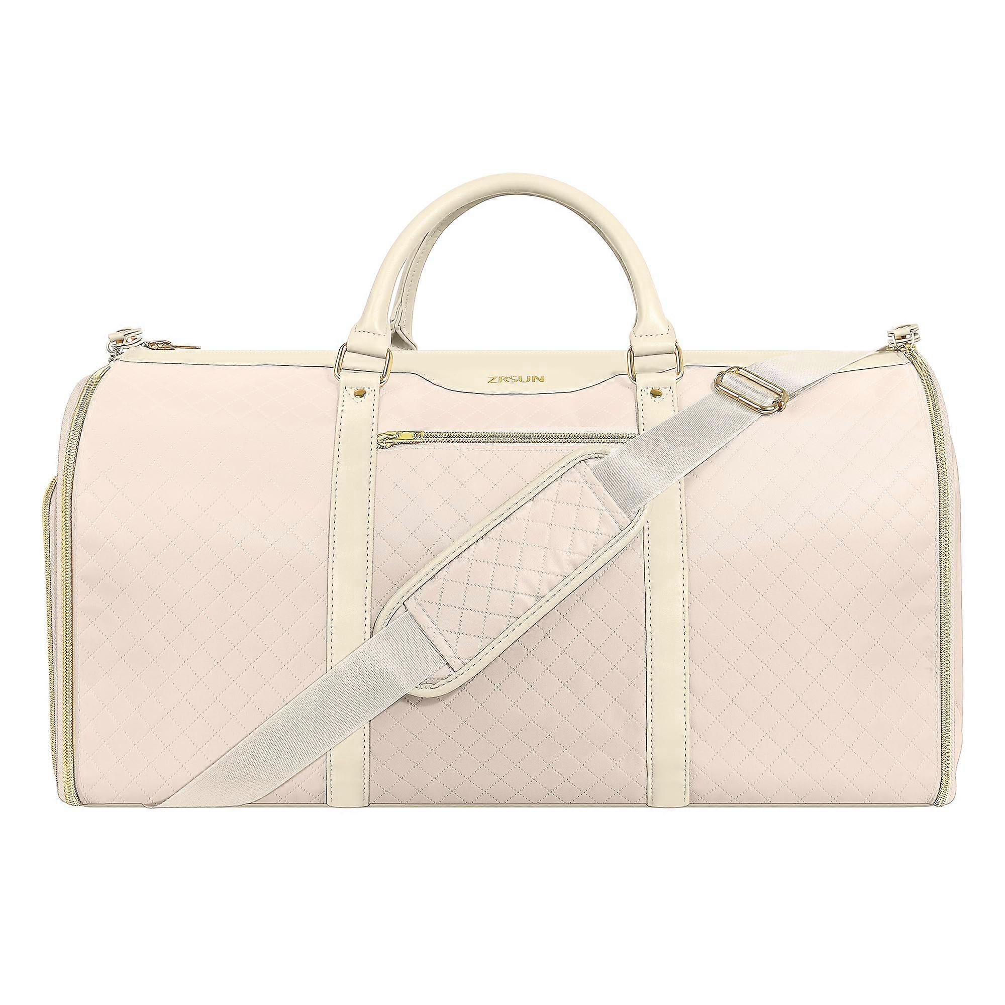 The 3 of the 3 -in -1 garment bag - not wrinkled, large capacity, waterproof, business travels and weekend getaways ideal for (beige)