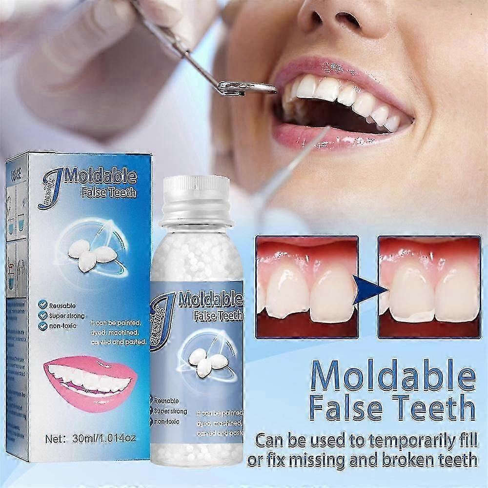 Temporary Tooth Repair Kit Fix Broken Teeth Fills Gaps Dental Denture Damage Moldable False Teeth