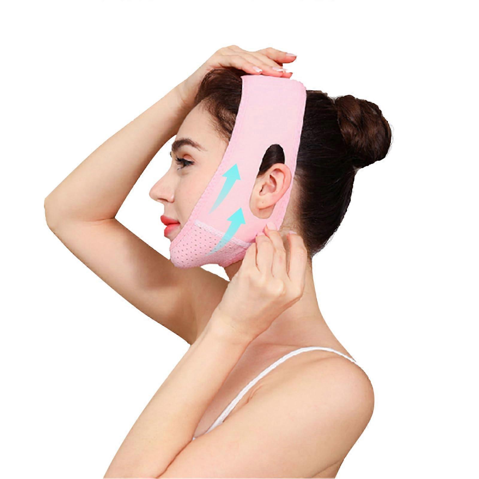 Reusable Face Strap for Sleeping, Adjustable Chin Strap for Jawline Shaping, V-Line Lifting Mask for Yoga and Sleep