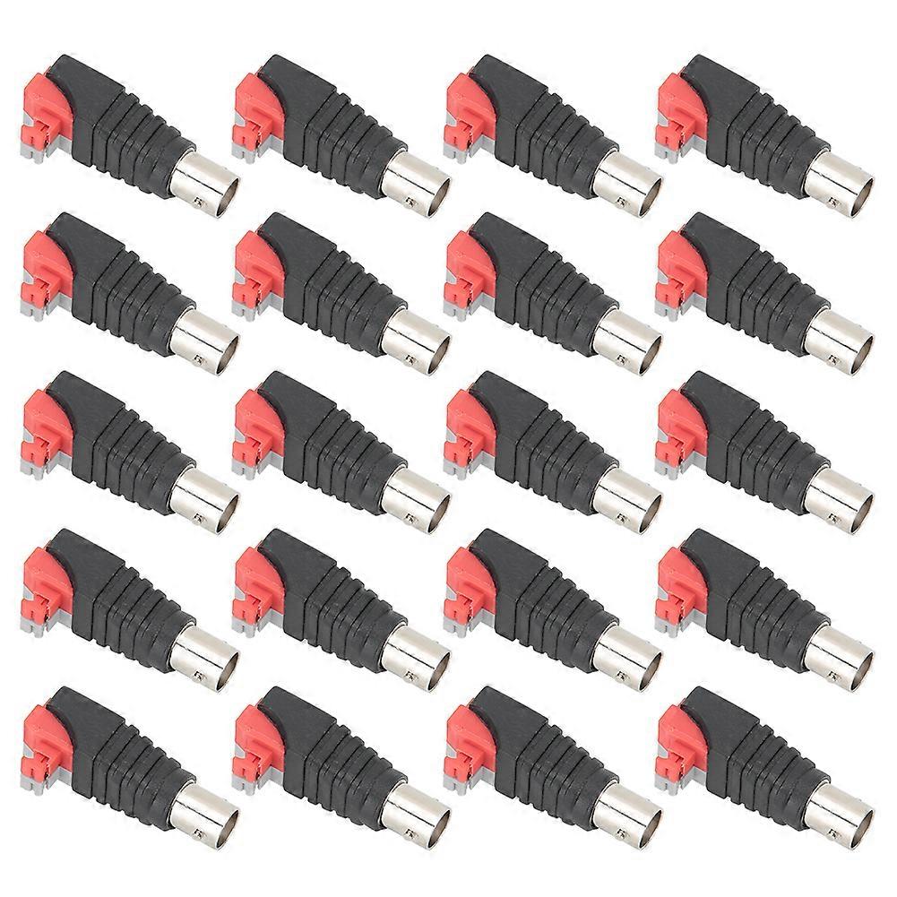 20pcs BNC Female Plug Connector Socket Adapter for Security Camera