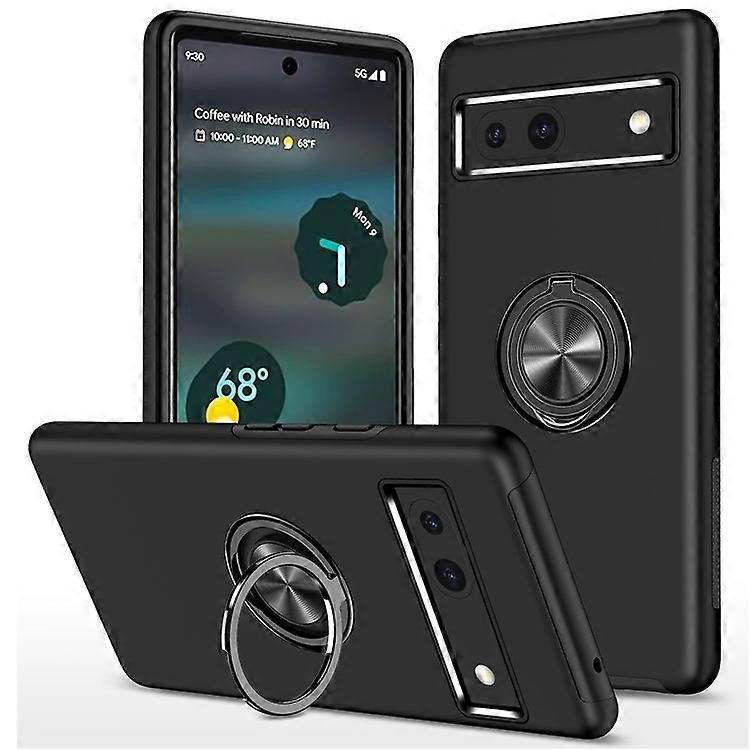Compatible For Google Pixel 8a Shockproof Case PC+TPU Phone Cover with Kickstand