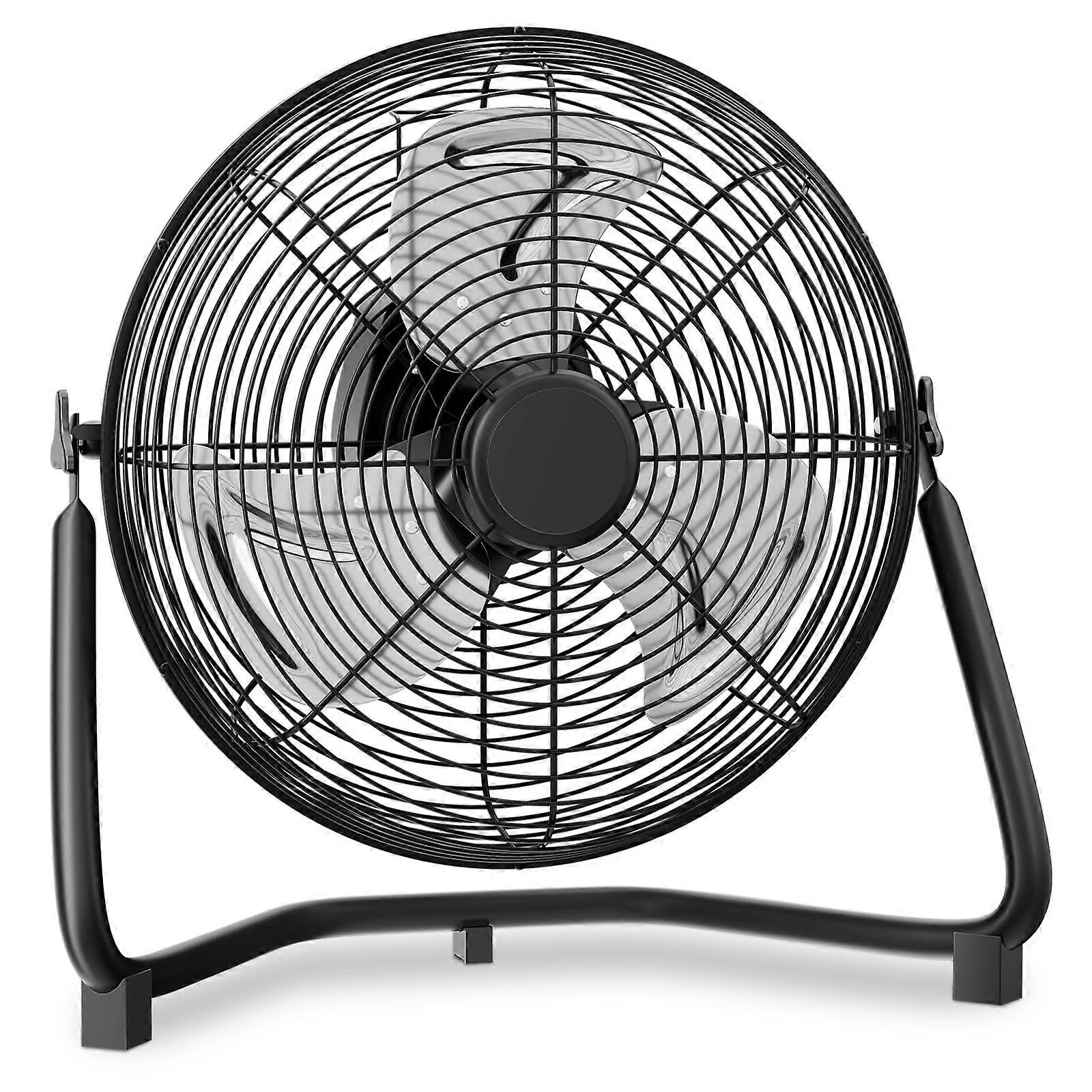 14 inch High Speed Fan Heavy Service Type Metal Industrial Floor Fan 3 fast adjustable