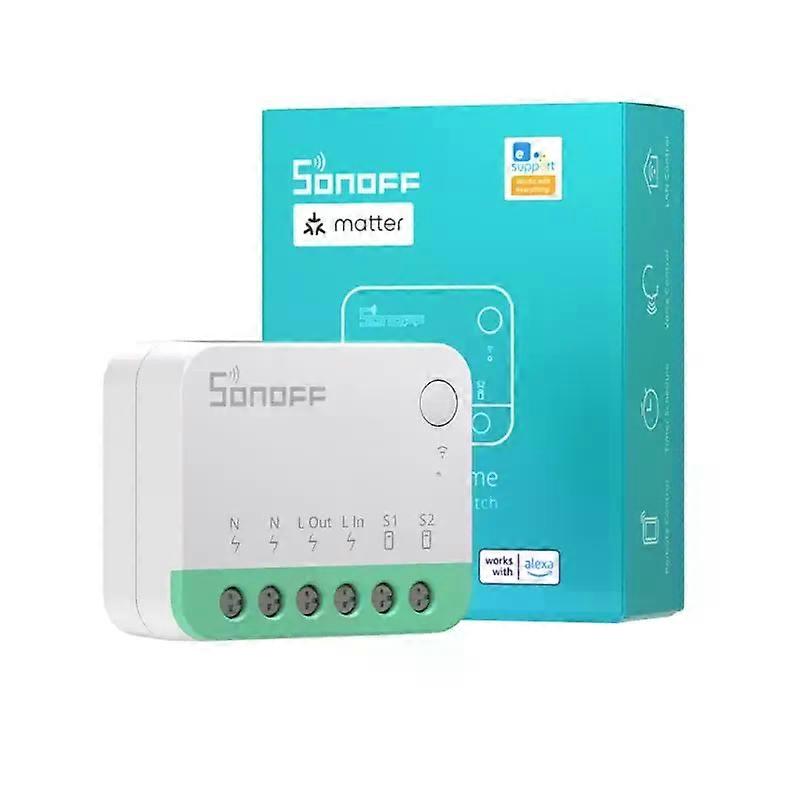 SONOFF MINIR4M MINI Extreme Wi-Fi Smart Switch ESP32 Chip Detach Relay Matter Kompatibel EWeLink Sprachsteuerung über Alexa Google