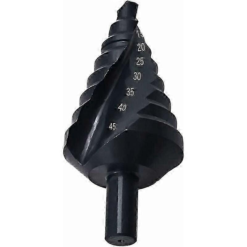 HSS Spiral Step Drill Bits 10-45mm with Triangle Handle