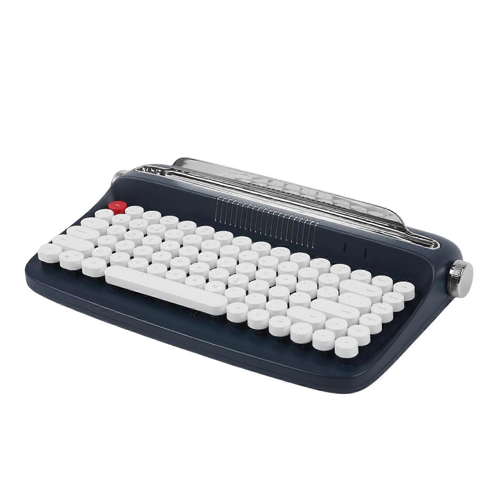 Typewriter Keyboard 84 Keys Bluetooth5.0 Professional Compact for Tablet