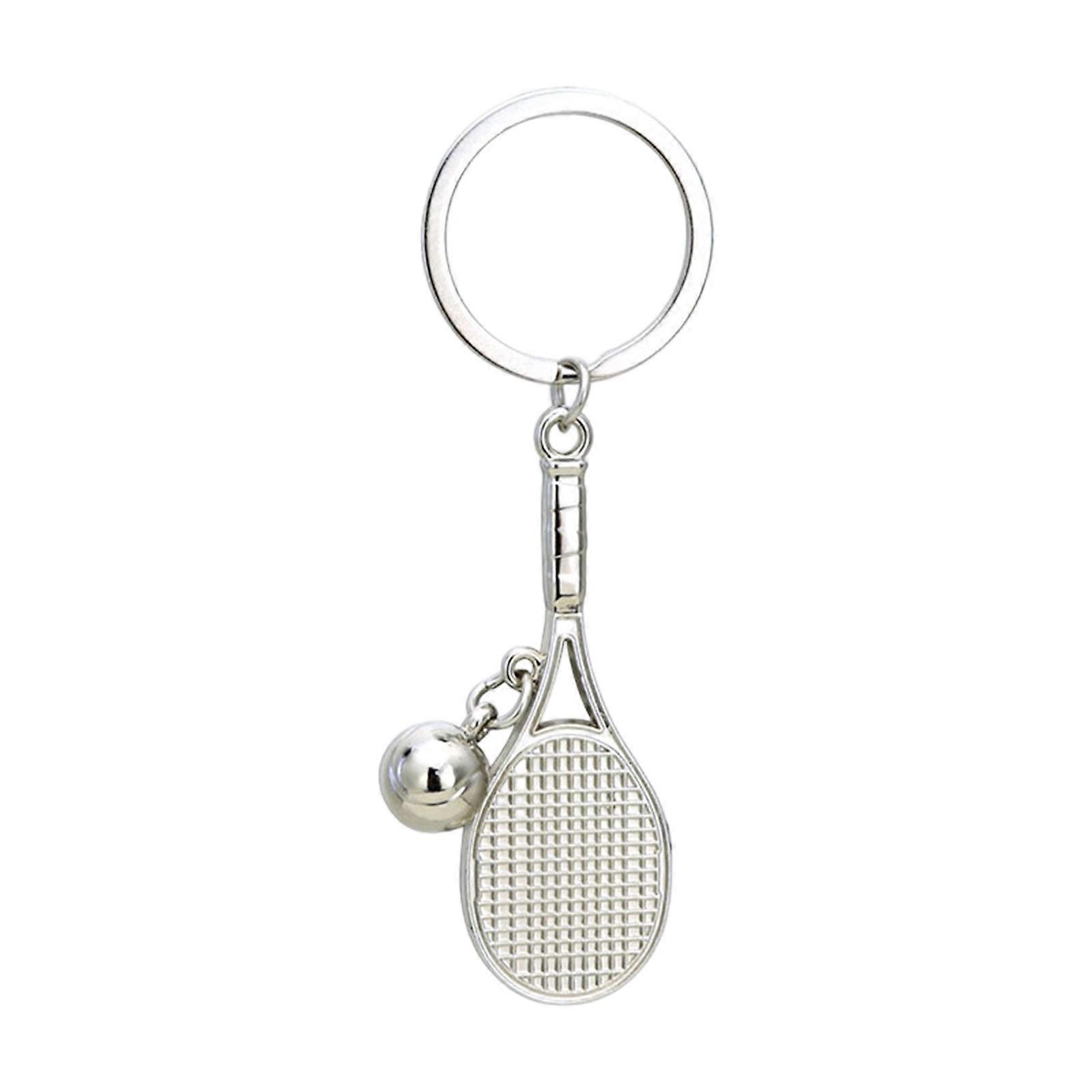 3D Sports Keychain With Lasers Texture Rotating Lock Mechanism Silver/Gold Plated Fashion Key Holder Accessory Gifts