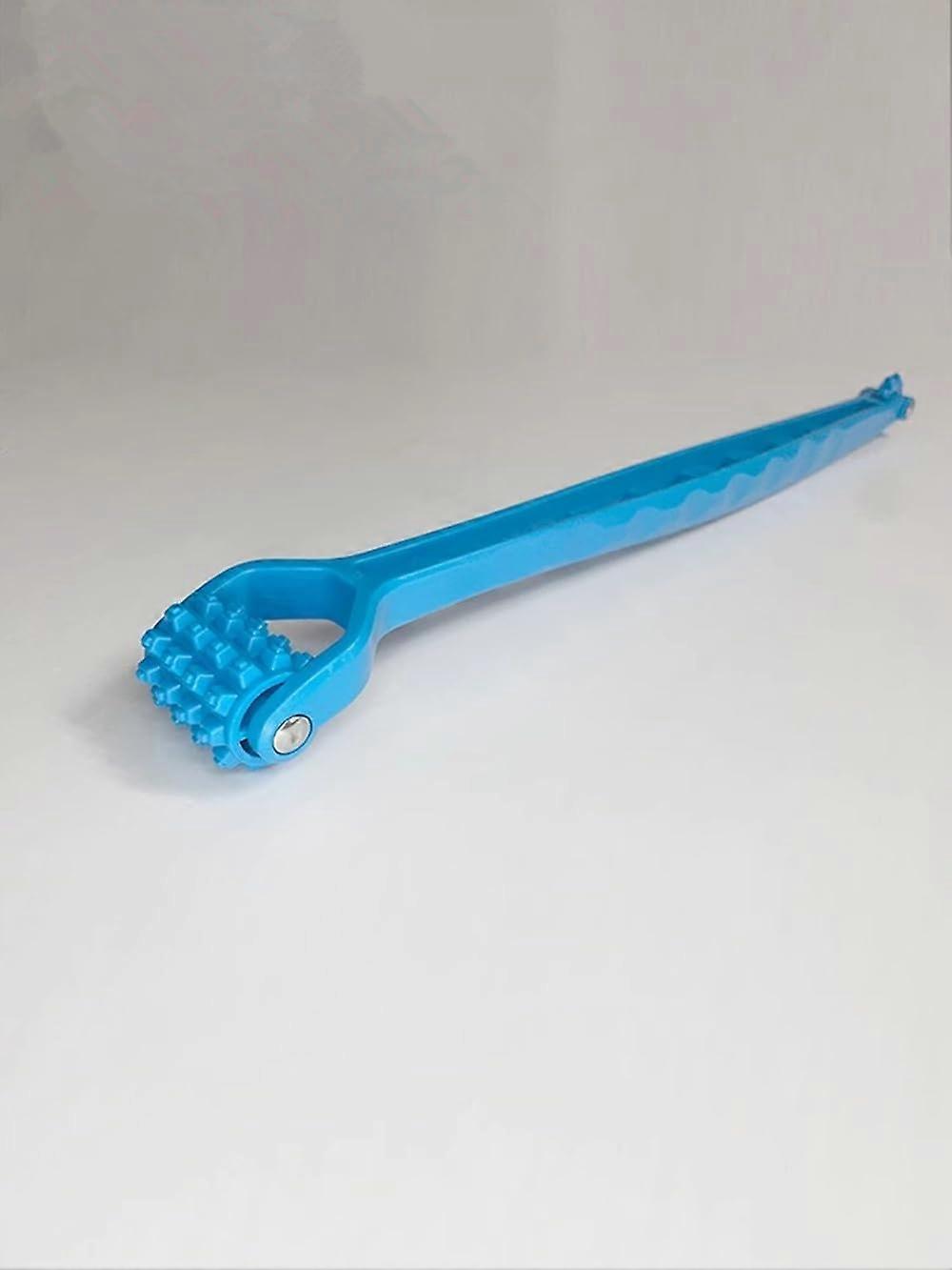 15.7in Car Audio Soundproofing Roller Double Head Gear Roller Sound Roller deadening Tool Foam Lapping Tool Retrofit Push Wheel (40cm/Blue)