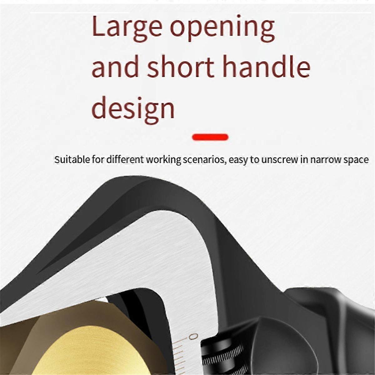 Adjustable 8 Inch Universal Bathroom Wrench Open Plumbing Repair Tool
