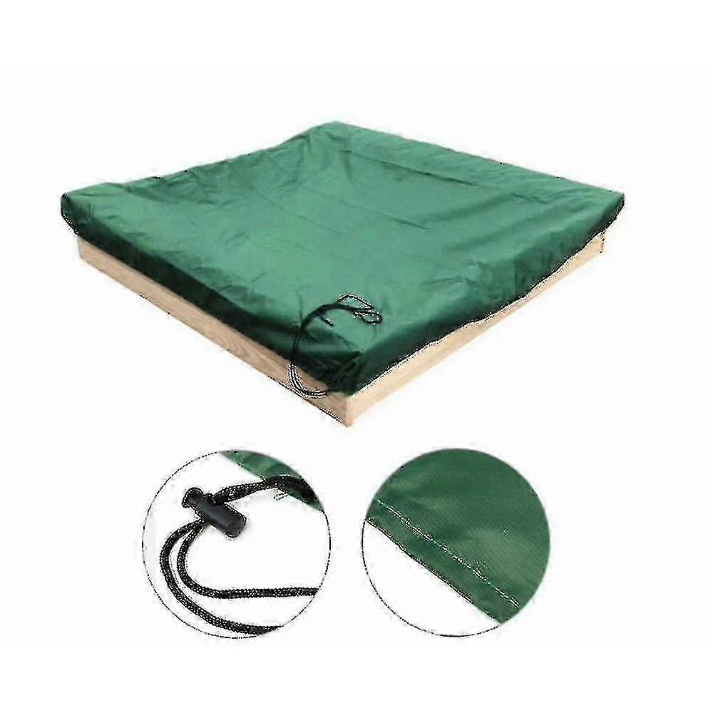 Waterproof Dust-Proof Square Sandbox Cover with Drawstring for & Pool Beach, Sandpit
