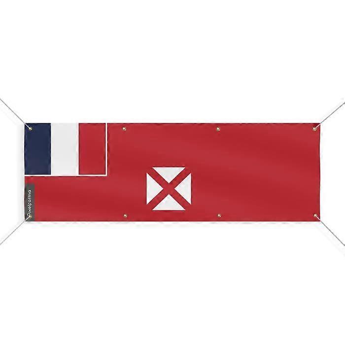 Wallis and Futuna Flag Banner 8 Grommets 80x240 cm