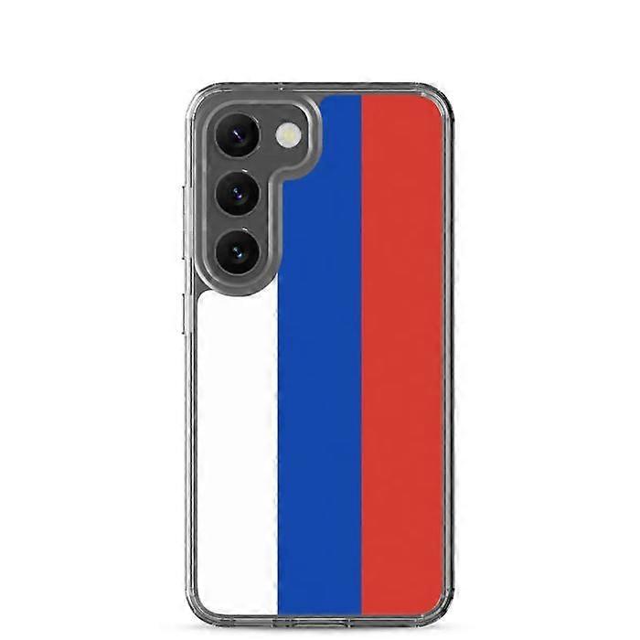 Phone Case - Samsung - Galaxy S23 Plus - Russia Flag - Flexible - Multicolored