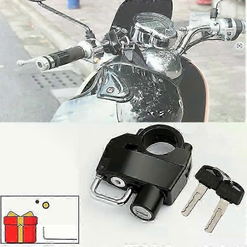 Helmet Lock Anti-theft Locker Locking Device Rustproof Fine Workmanship Compact 2.0-2.5cm Convenience Motorcycle Parts