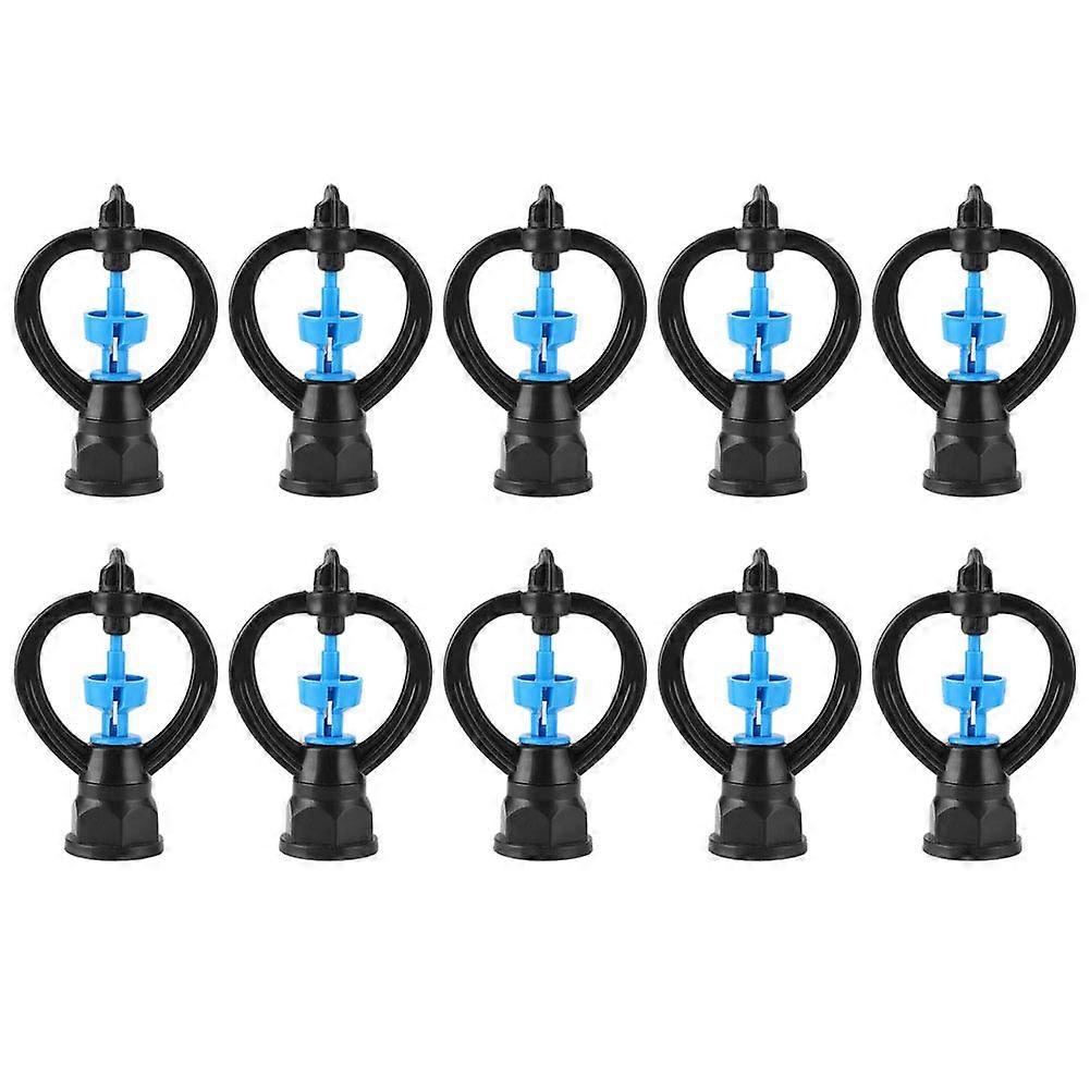 Garden Sprinkler, 10-Piece Plastic Rotating Sprinkler With G1/2 And G3/4 Internal Threads, Irrigation Sprayer Nozzle