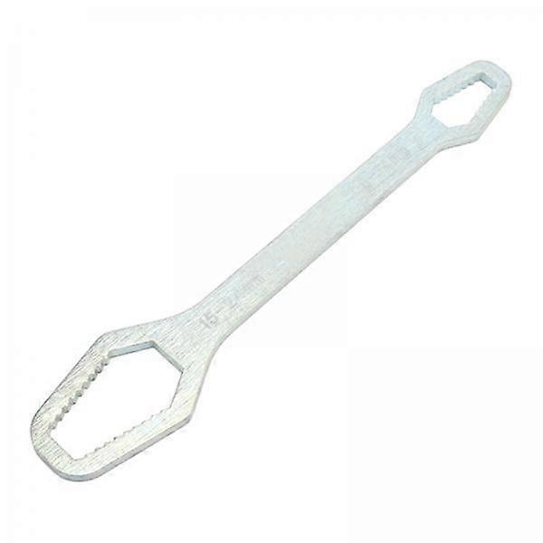 2x Universal Wrench Doubleheaded Wrench Ratchet Wrench Adjustable Spanner