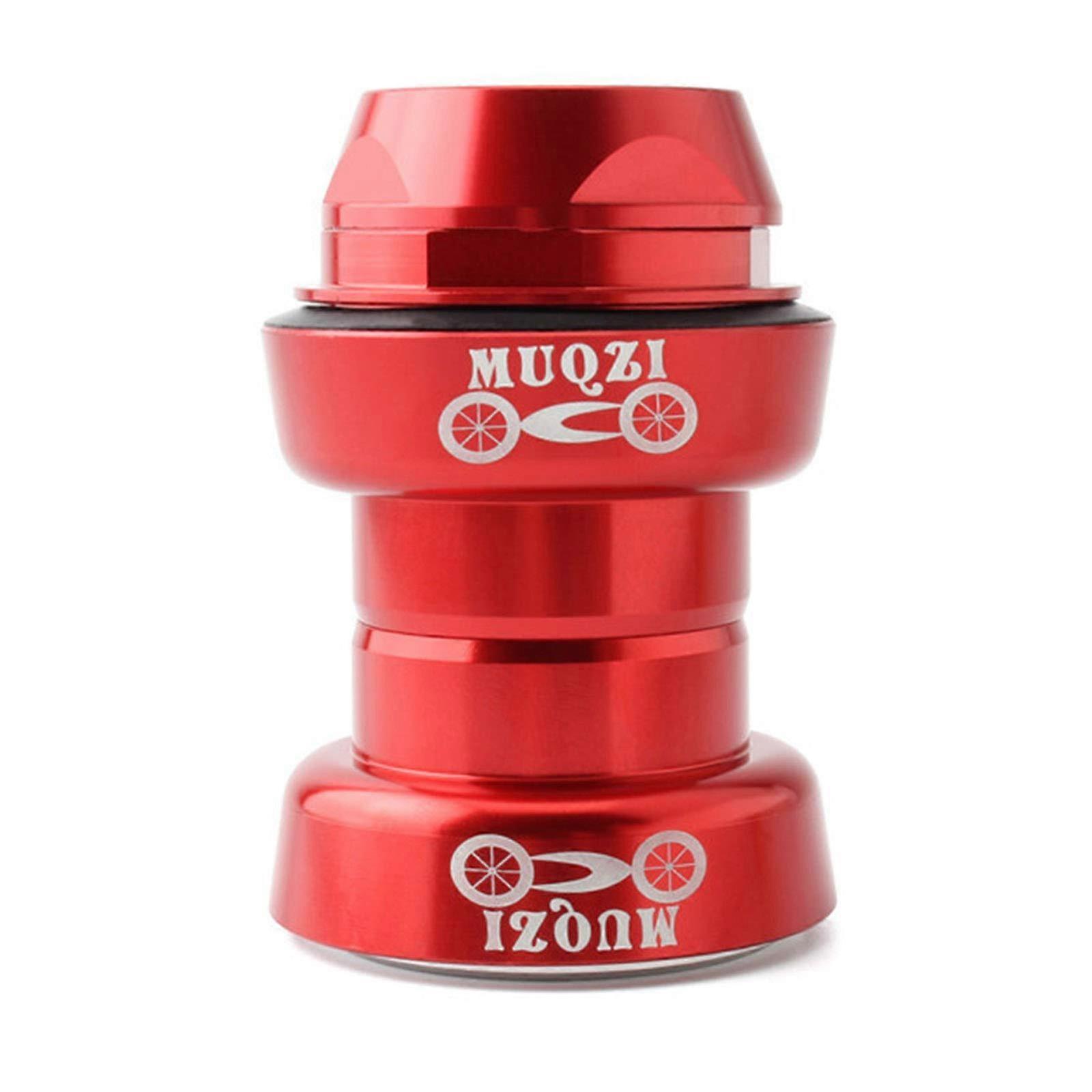 30 mm Bicycle Fork Stem Headset High Strength Road Bike Bearing Headset Spacer Aluminium Alloy External Bearing Headset red