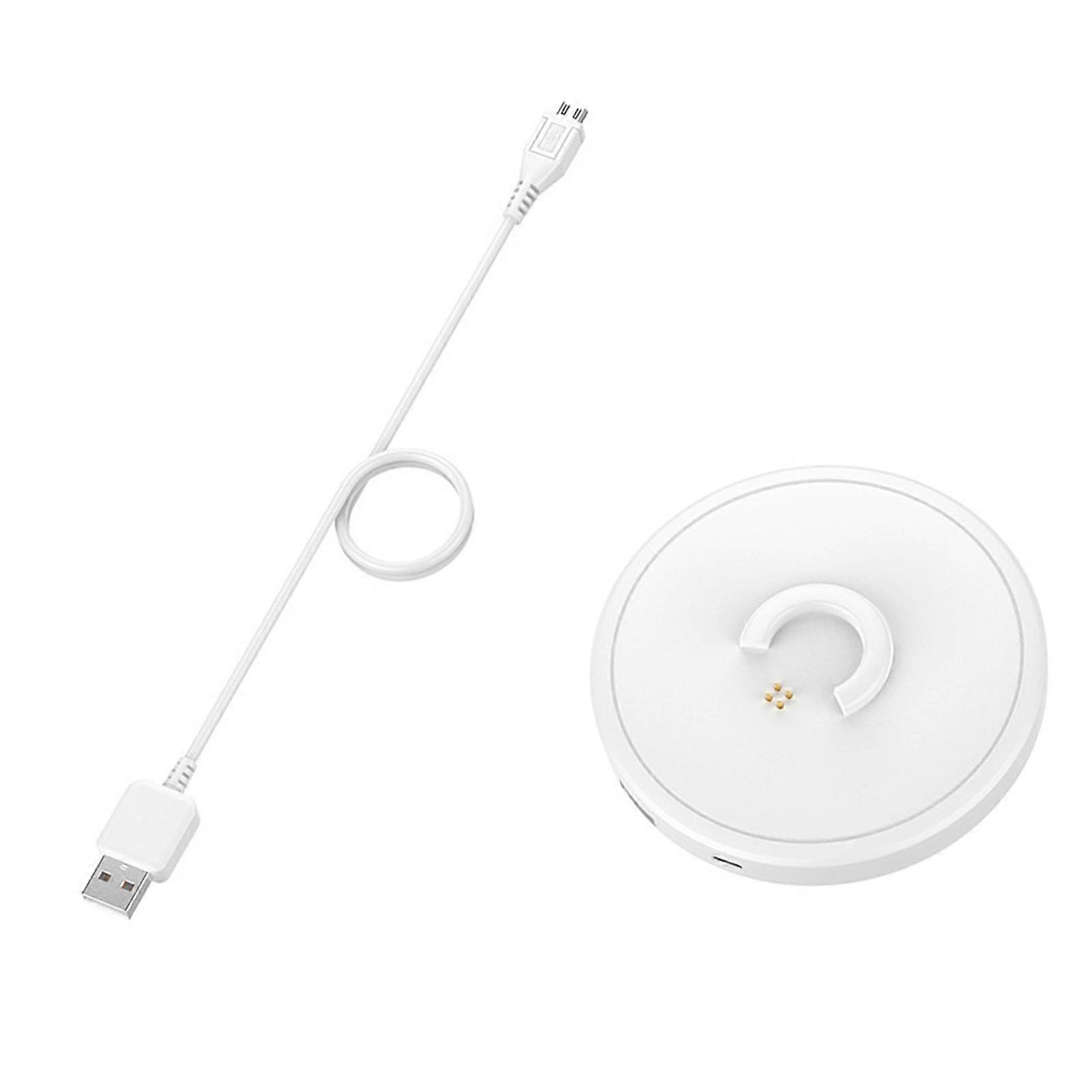 Speaker Charger Base Dual Output Portable Compact Bluetooth Speaker Charging Dock Mount for Office Car Travel Home White 