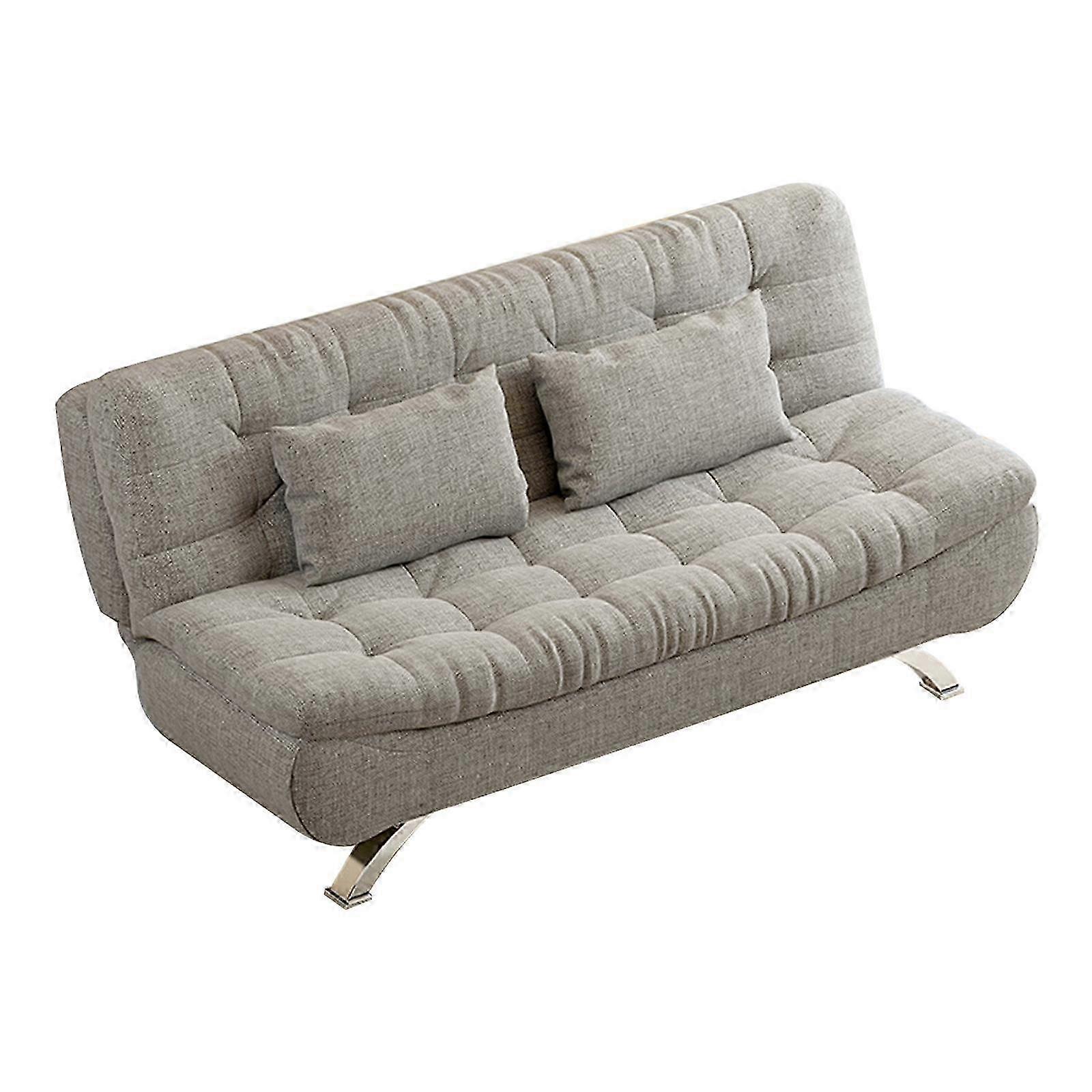 Light Gray Folding Sofa Bed Easy to Clean Sleeper Couch for Apartment or Home Bedroom Use, Suitable for Various Brands
