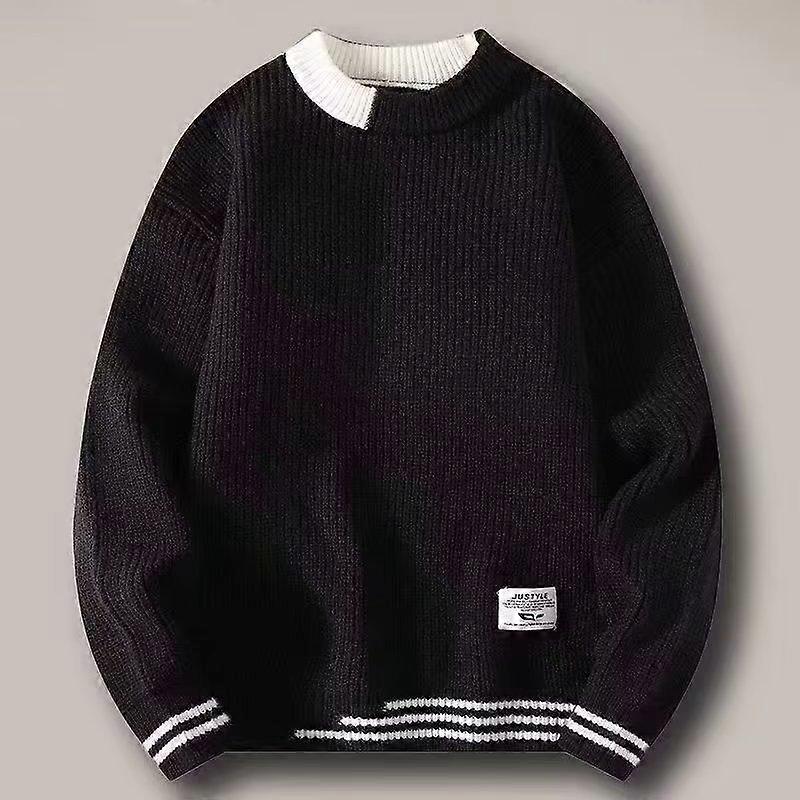 Spring and Autumn Men's Loose Retro Inner Wear Sweater
