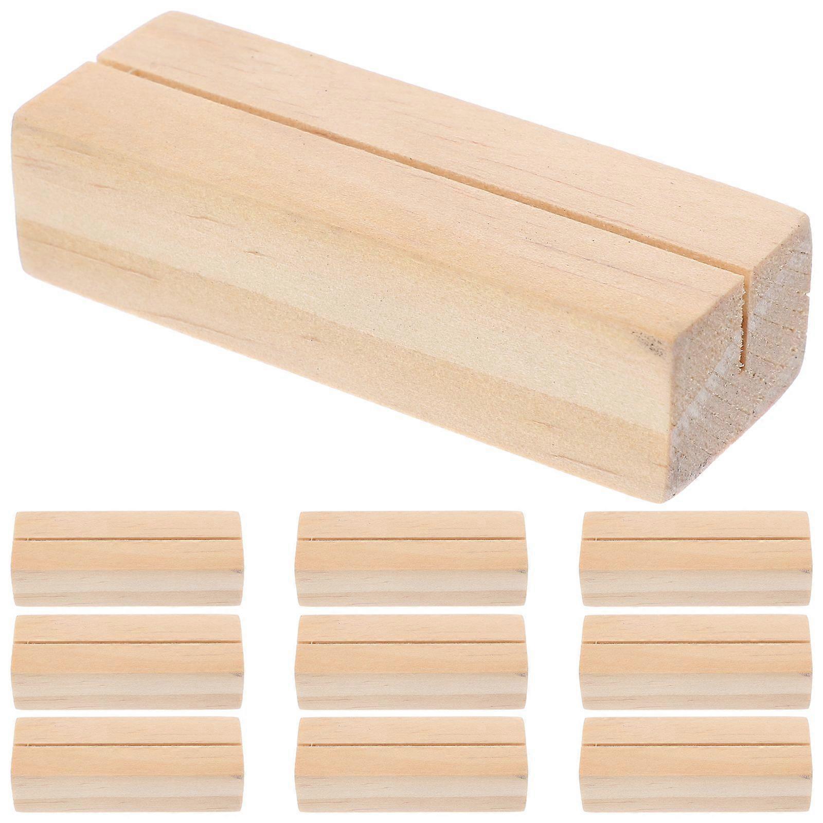 10pcs Note Clip Holders Business Card Carriers Greeting Card Stands For Table Decor