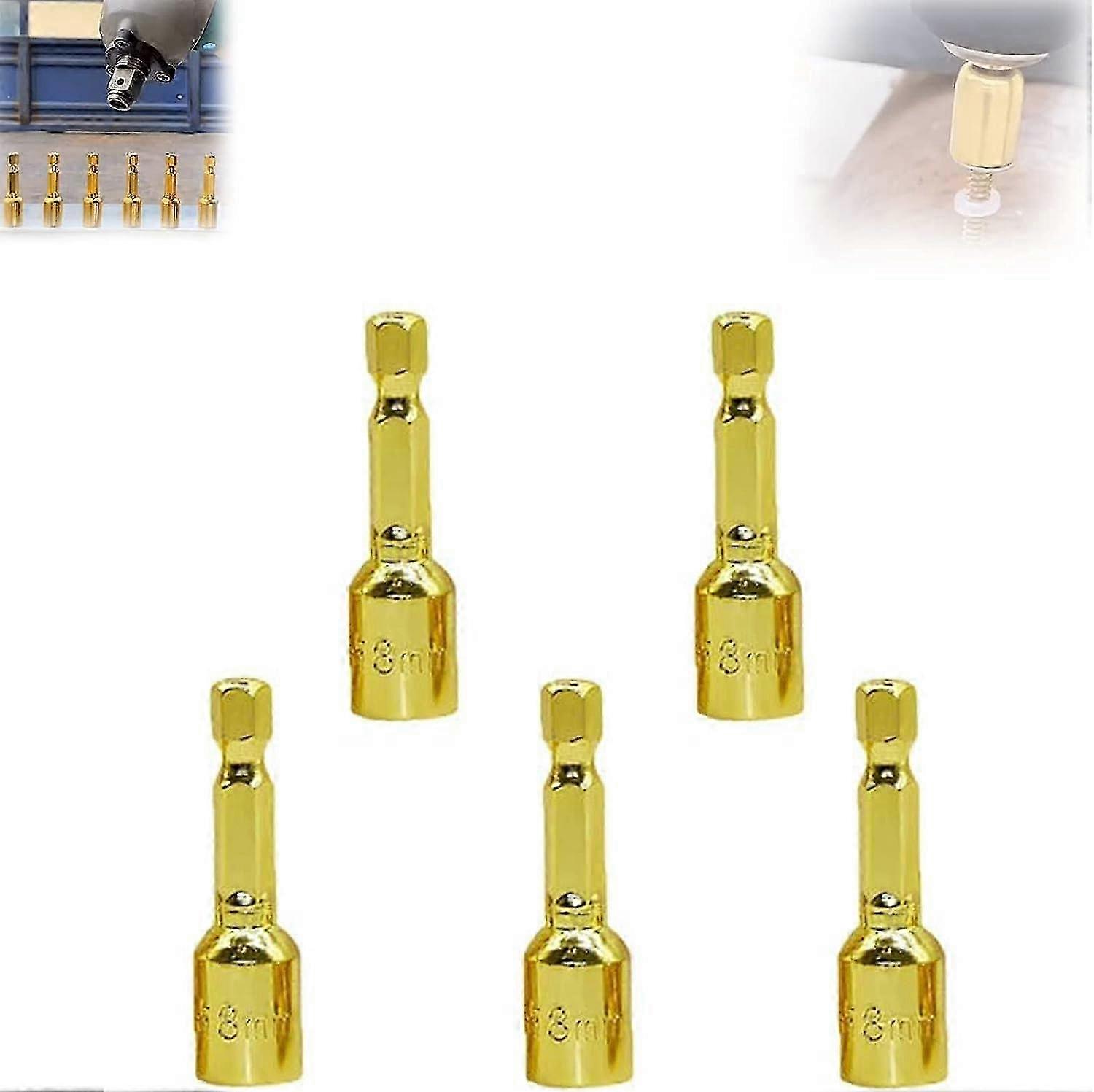 Magnetic Hexagonal Bits, Strong Magnetic Extension Socket Drill Bit Holder, 1/4 inch Magnetic Hexagonal Shank