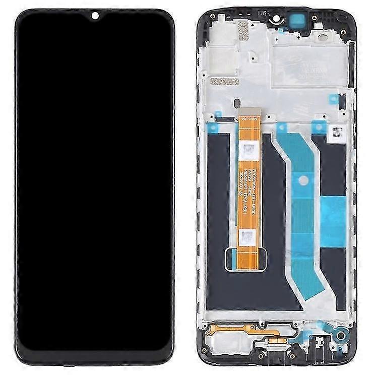 Compatible For Realme C3 (without Fingerprint)/5i/5s Grade C LCD Screen and Digitizer Assembly + Frame Replacement Part (without L 2025