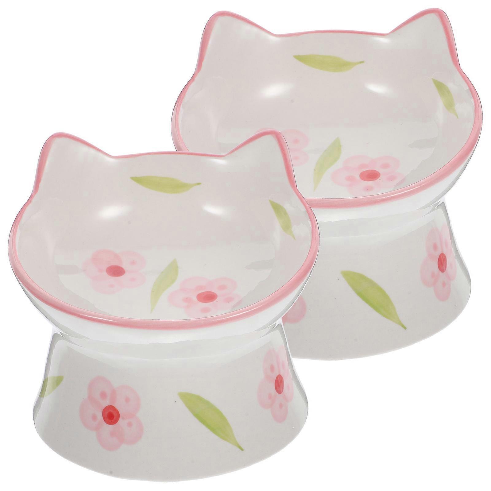 Stable Cat Water Bowl Crafted from Ceramic, Providing for Pets