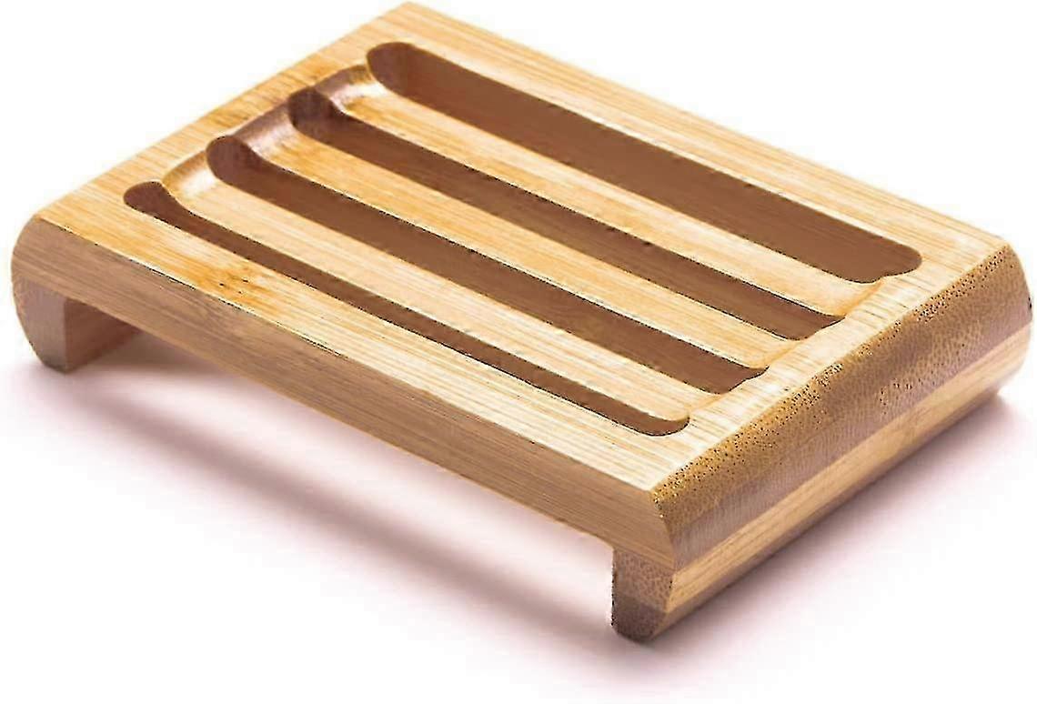 バンブーソープディッシュ 11x7.5cm |環境にやさしいバスルームギフト (1)