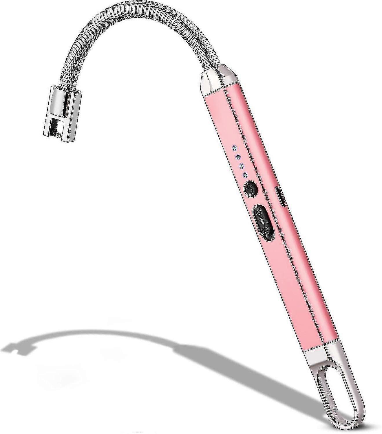Rechargeable USB Arc Lighter for Candle Camping BBQ - Rose Gold