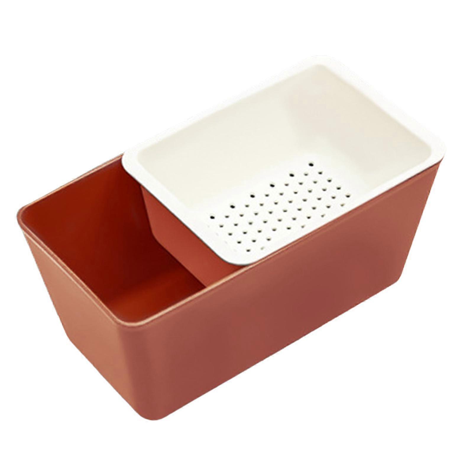 Organizing Box Drainer Decoration for Fruit Dinner