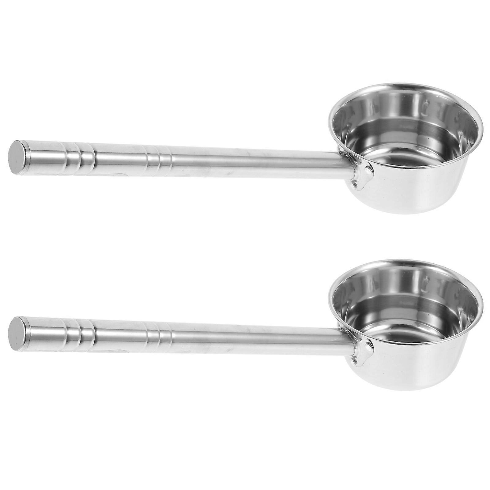 Comfortable Grip Soup Scoop Crafted from Stainless Steel