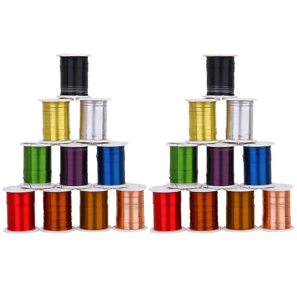 Trendy Charms For Jewelry Making Copper Wire Beading Thread String Cord Craft Design 20 Rolls