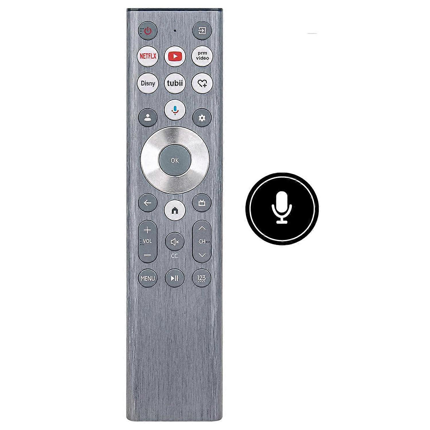 ERF6A80 For Hisense TV Voice Control Remote Control Ergonomic Infrared Controller Replacement