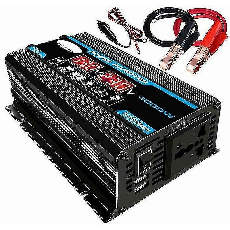 Easy Installation Inverter for Widespread Use, Digital Screen Display and Pure Sine Wave Output Ensures Safe Reliable Energy Conversion