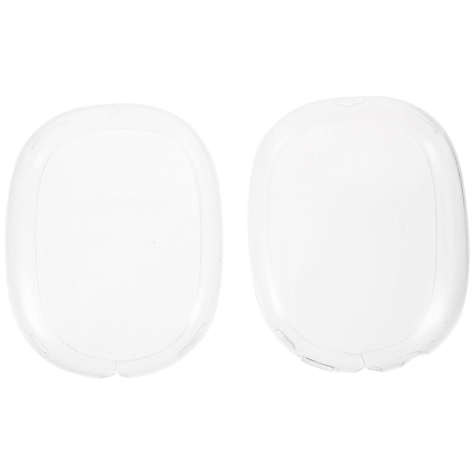 Headphone Headband Protector Square Design for Daily Use 10.5x8.5cm TPU 1 Pair
