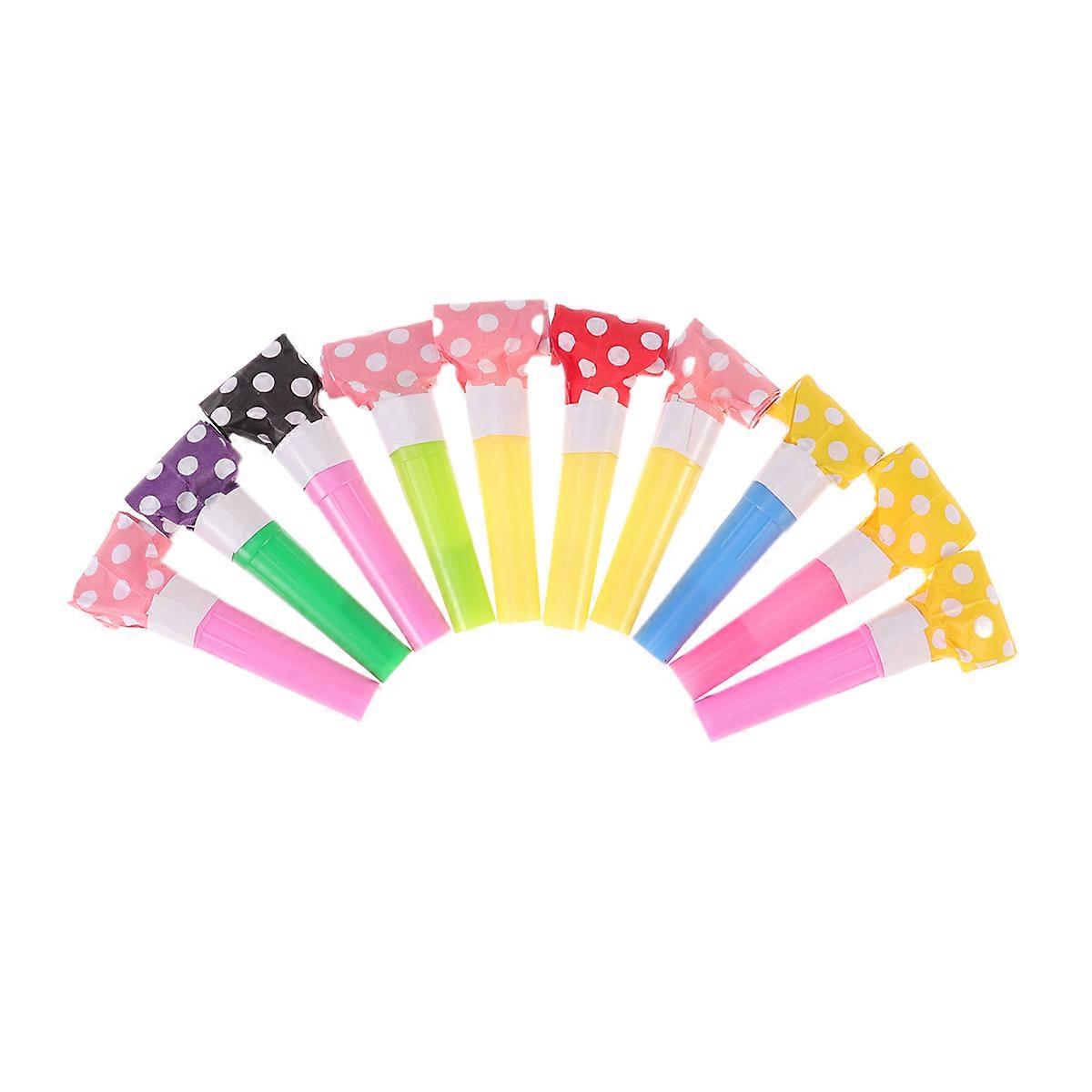 Blowouts Whistles Childrens Party Blower Lion Shape Plastic Cheering Props 10Pcs