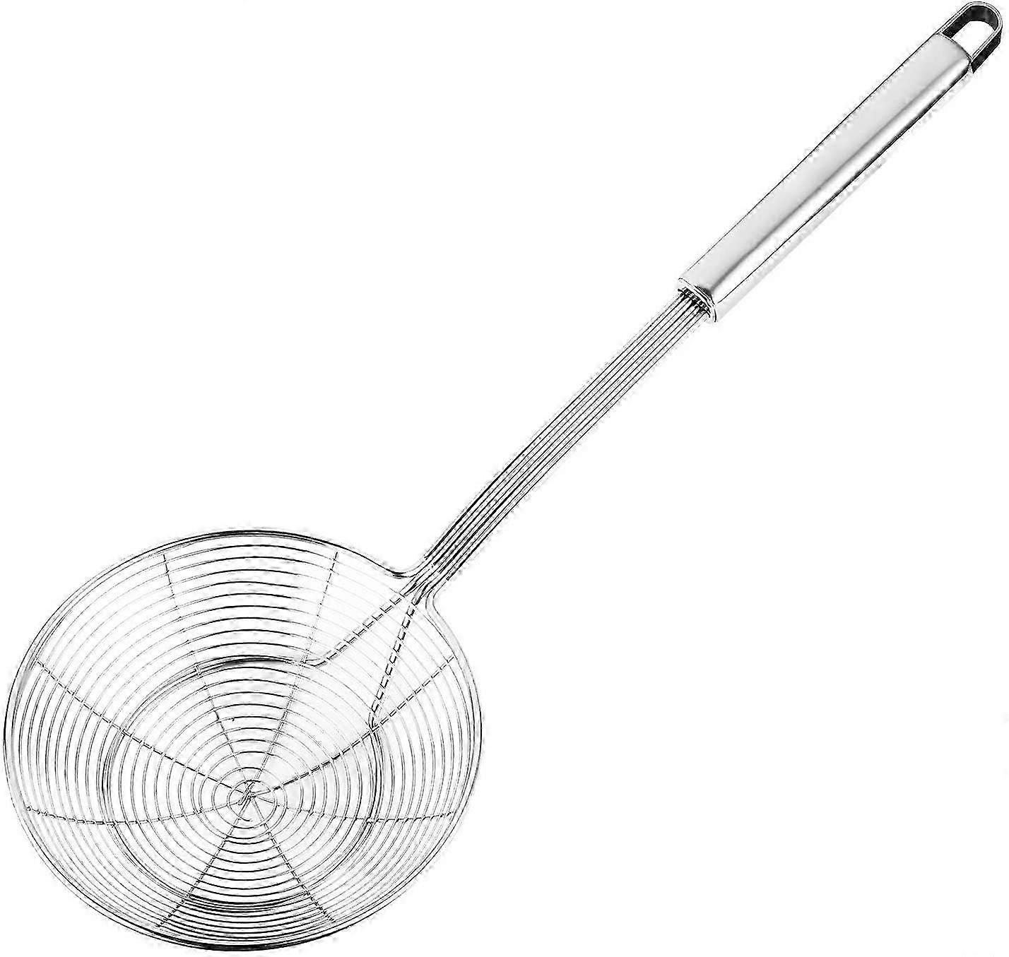 Solid Stainless Steel Spider Strainer Skimmer, Kitchen Appliance Wire Strainer Pasta Strainer, 7"