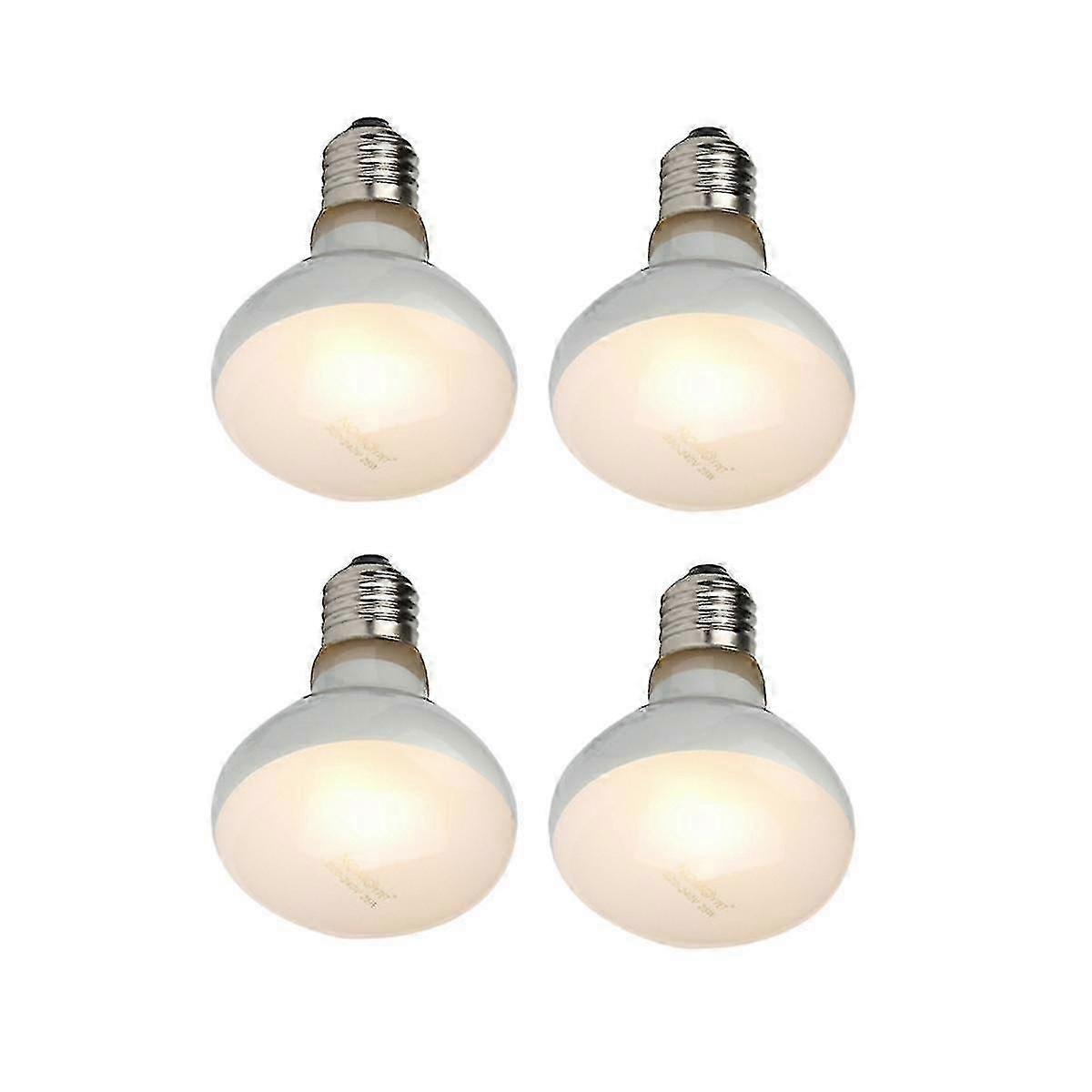 4 Paket Sürüngen Uvb Uva Isı Lambası Ampul Gerçekten Güneş Benzeri Parlak Isı İçin, Amfibi (100 W)