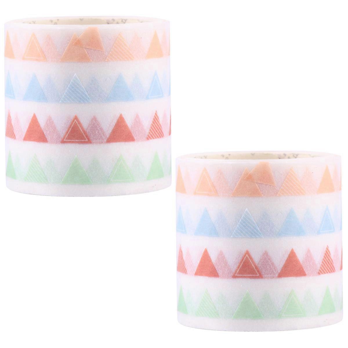 Washi Tape For Journaling Washi Tape Coil Assorted Color Journaling Material 2Set