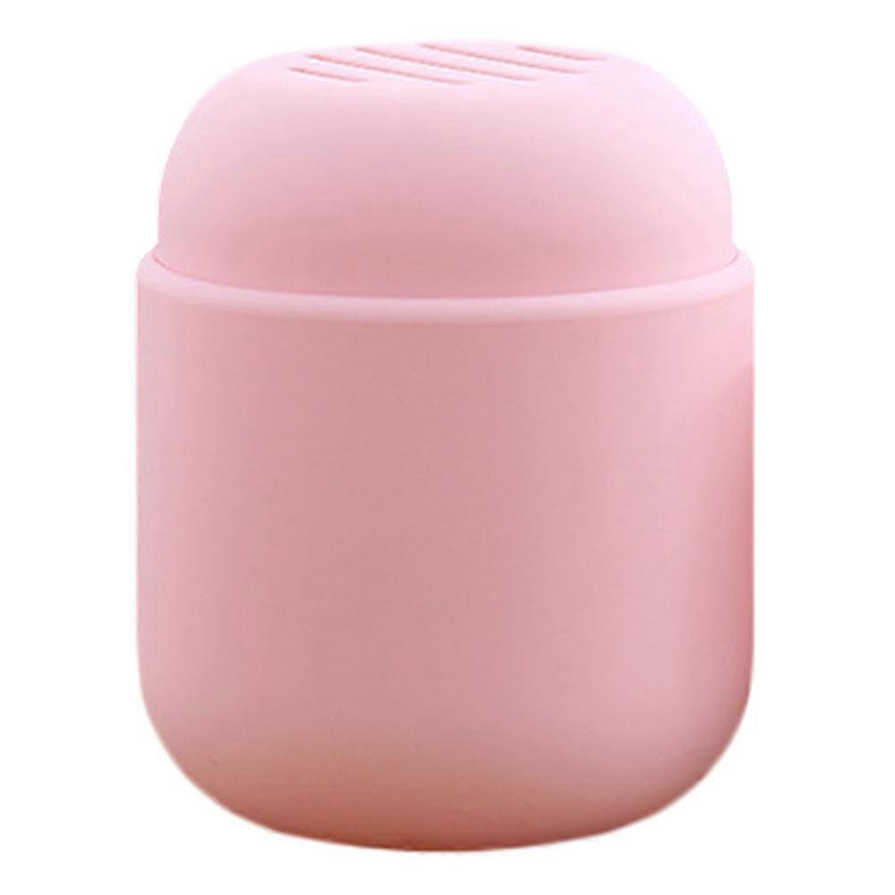 Sponge Egg Rack Makeup Sponge Holder Cosmetic Blender Travel Case Pink 7.5x5.8cm Storage 1Set